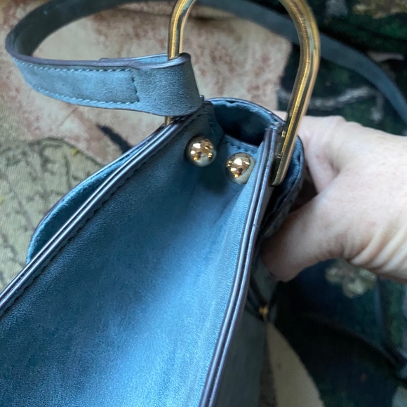 Blue Franco Sarto Saddle Bag - Picture 2 of 13